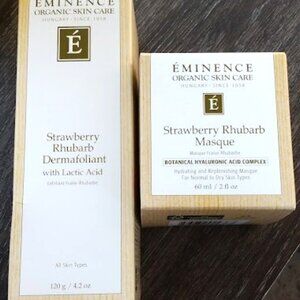 Eminence Strawberry Rhubarb Dermafoliant with a Strawberry Rhubarb Masque